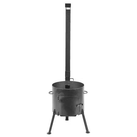 Stove with a diameter of 340 mm with a pipe for a cauldron of 8-10 liters в Элисте