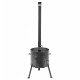 Stove with a diameter of 340 mm with a pipe for a cauldron of 8-10 liters в Элисте