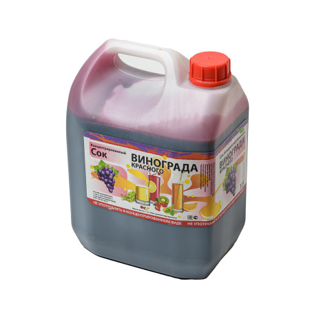 Concentrated juice "Red grapes" 5 kg в Элисте