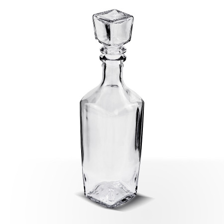 Бутылка (штоф) "Элегант" стеклянная 0,5 литра с пробкой  в Элисте
