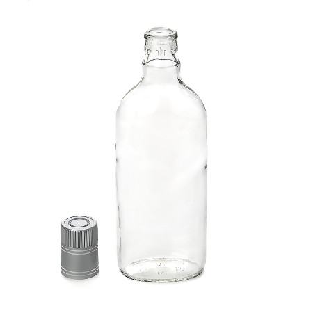 Бутылка "Фляжка" 0,5 литра с пробкой гуала в Элисте
